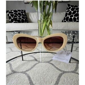 PrettyLittleThing Cream Sunglasses NWT